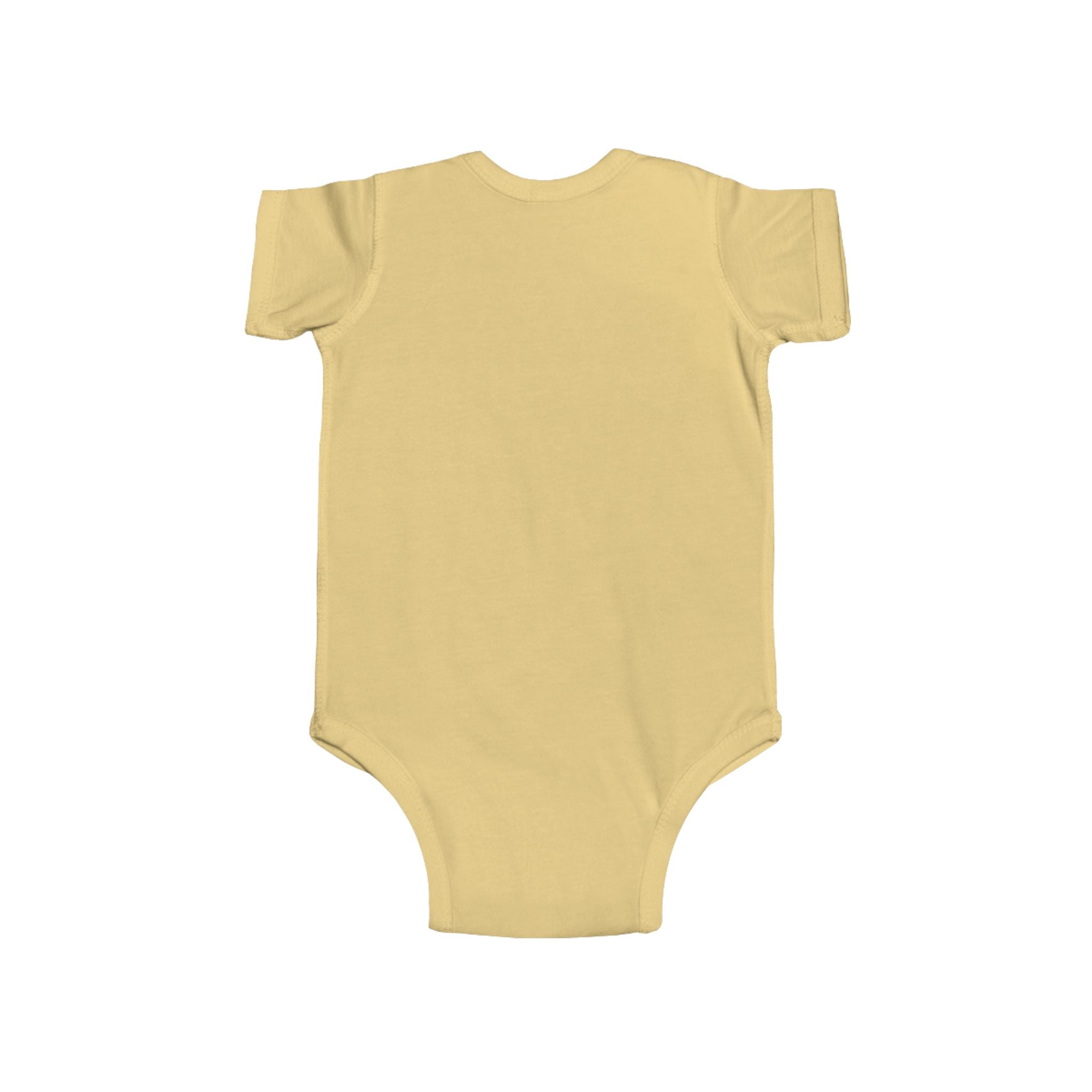 Retro Rainbow Heart Infant Bodysuit — Vintage Sunset Baby Onesie